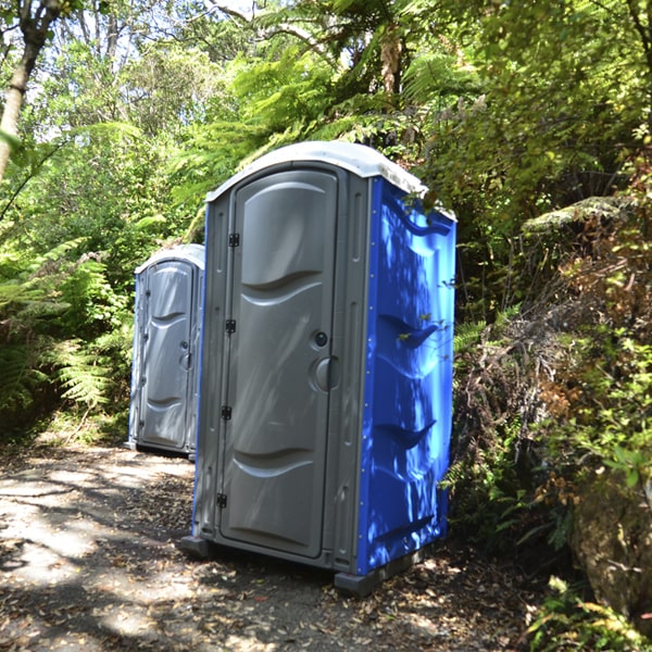 do construction portable toilets come with hand-sanitizing stations